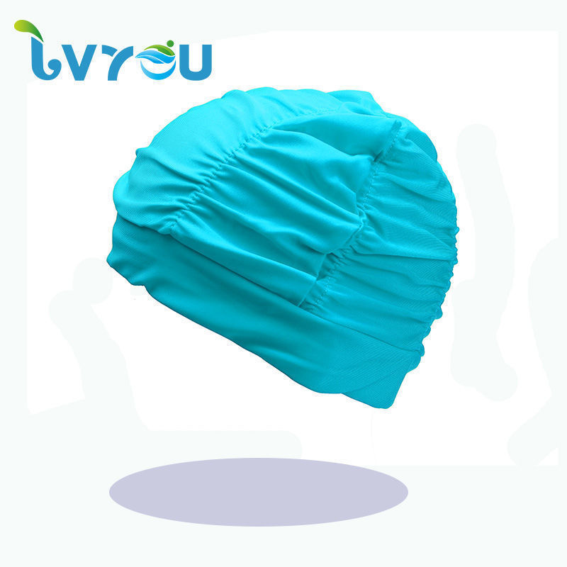 Sombrero de nadador verde, sombrero de nadador de spandex, sombrero de nadador de cabello largo, sombrero de nadador de aguas termales, sombrero de nadador para adultos, unisex, piscina, comercio exterior