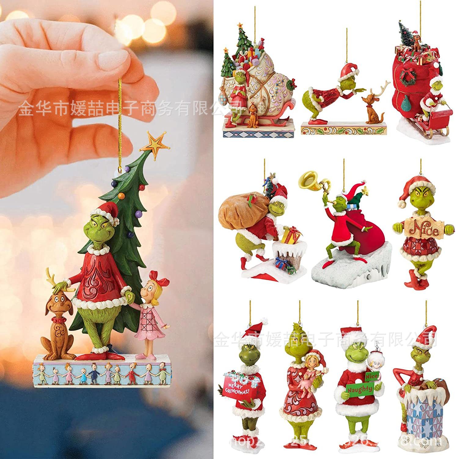 2022 nuevos productos transfronterizos colgantes de Navidad colgantes de decoración del hogar colgantes de automóviles espejos retrovisores colgantes de mochila árbol de Navidad