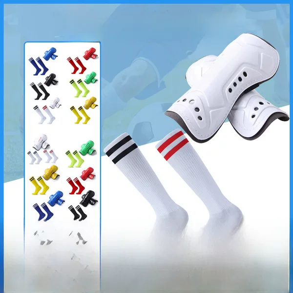 Source Manufacturer Sports Socks, Football Professional Shin Guards, Leg Protection Socks Set, Sports Protective Gear Wholesale, High Elasticity and Breathable
