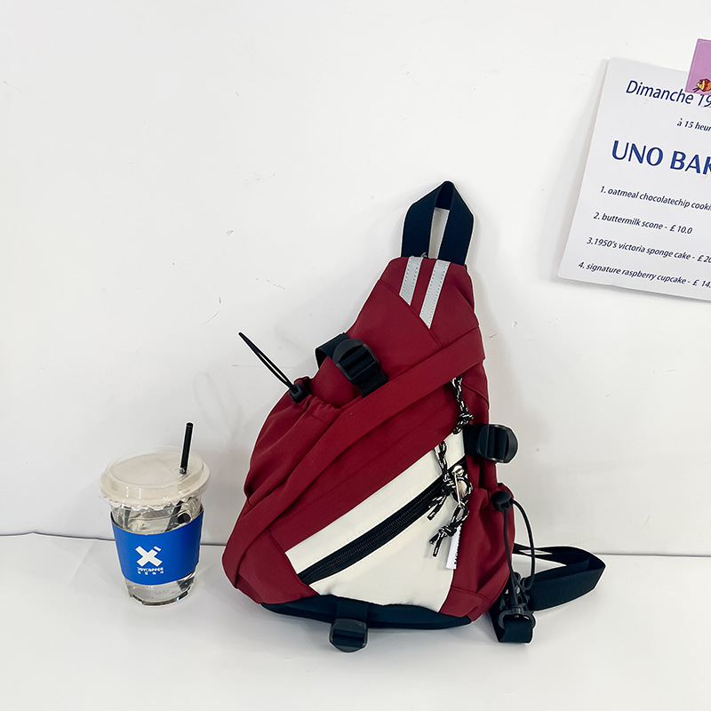 Bolsa de mochila coreana para niños y niñas, moda, bolso de pecho de gran capacidad para niños 2025, nuevo tipo de bolso para niños de doble uso