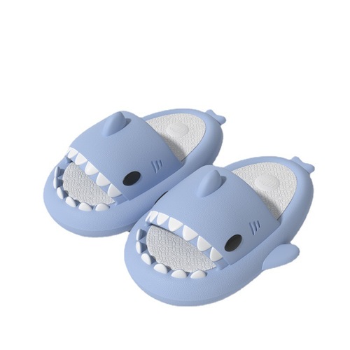  third generation color matching shark slippers for men summer household non-slip men's slippers thick-soled couple slippers for women to wear outside