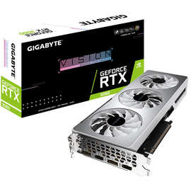 技嘉GIGABYTE GeForce RTX 3060 VISION OC 12G适用游戏显卡LHR
