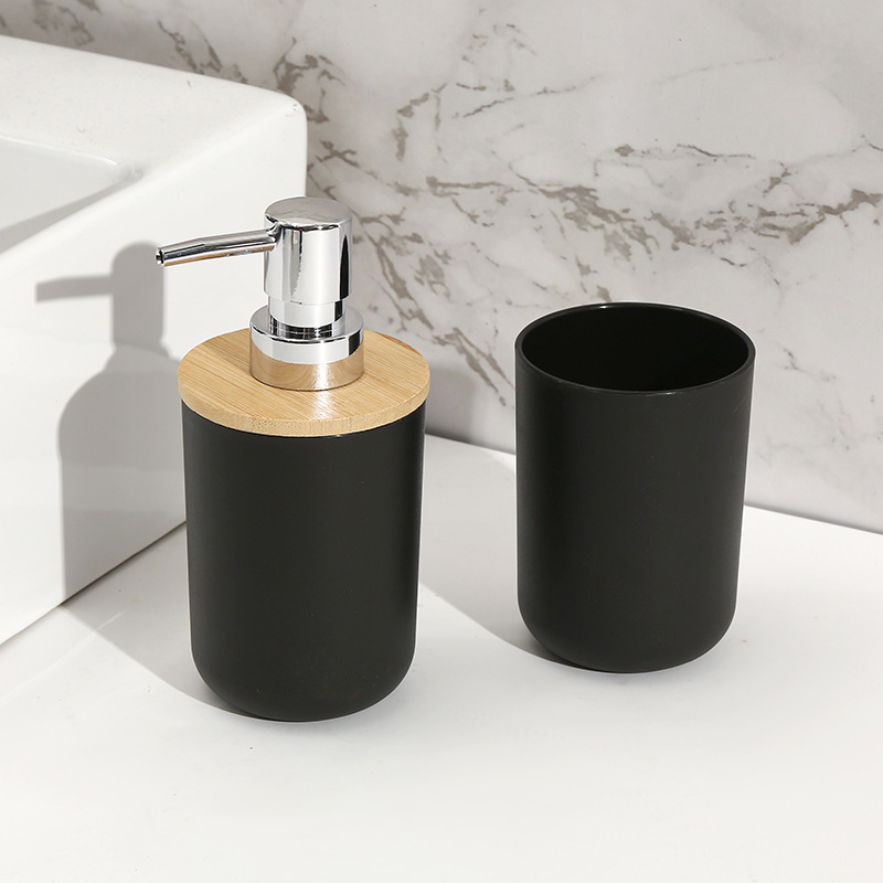 Baños domésticos 7 piezas de almacenamiento herramientas de limpieza artículos de higiene basura inodoro cepillo taza hidráulica caja de jabón al por mayor