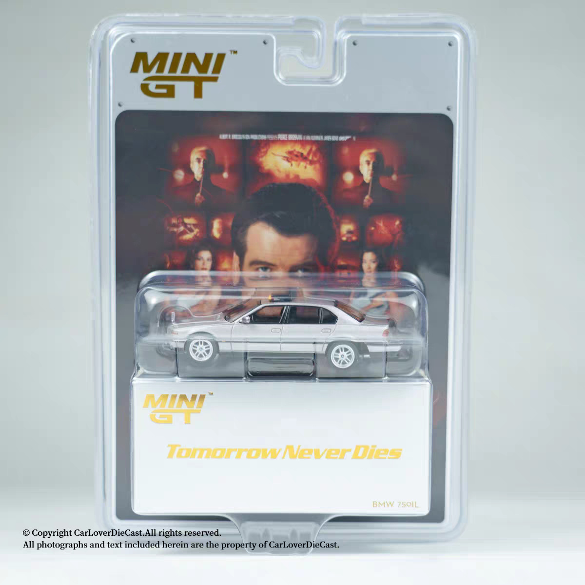 Minigt Alloy Car Model 1:64 Bmw 750Li Movie Version 007 Ornament Collection Mgt00902-007G