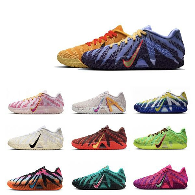 Pure Original Ja 3 Spongebob Morant 3Rd Generation Valentine's Day Basketball Shoes Lightweight Wear-Resistant Non-Slip Breathable Sports Shoes