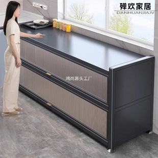 Kitchen Rack Floor-Standing Multi-Layer Storage Cupboard Multi-Function Microwave Cabinet Dining Side Storage Cabinet