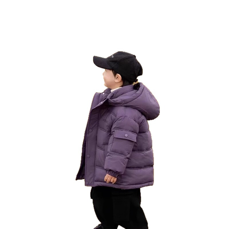 男の子と女の子の綿入り服、暖かい2025新しい冬服、厚くてスタイリッシュな新しいスタイル|undefined