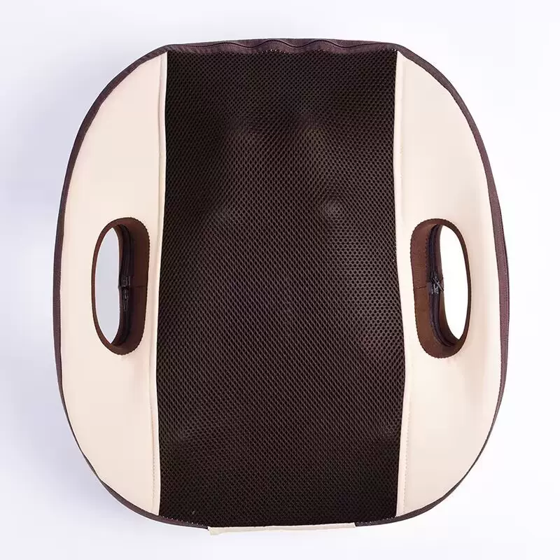 600背部按摩器腰背按摩器按摩靠垫放松腰背揉捏热敷按摩枕