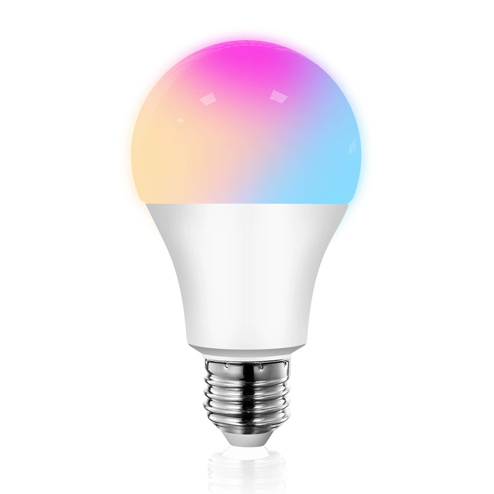 Graffiti Bluetooth smart light bulb RGBCW five -way lightning app controls Alexa control CCT coloring cross -border