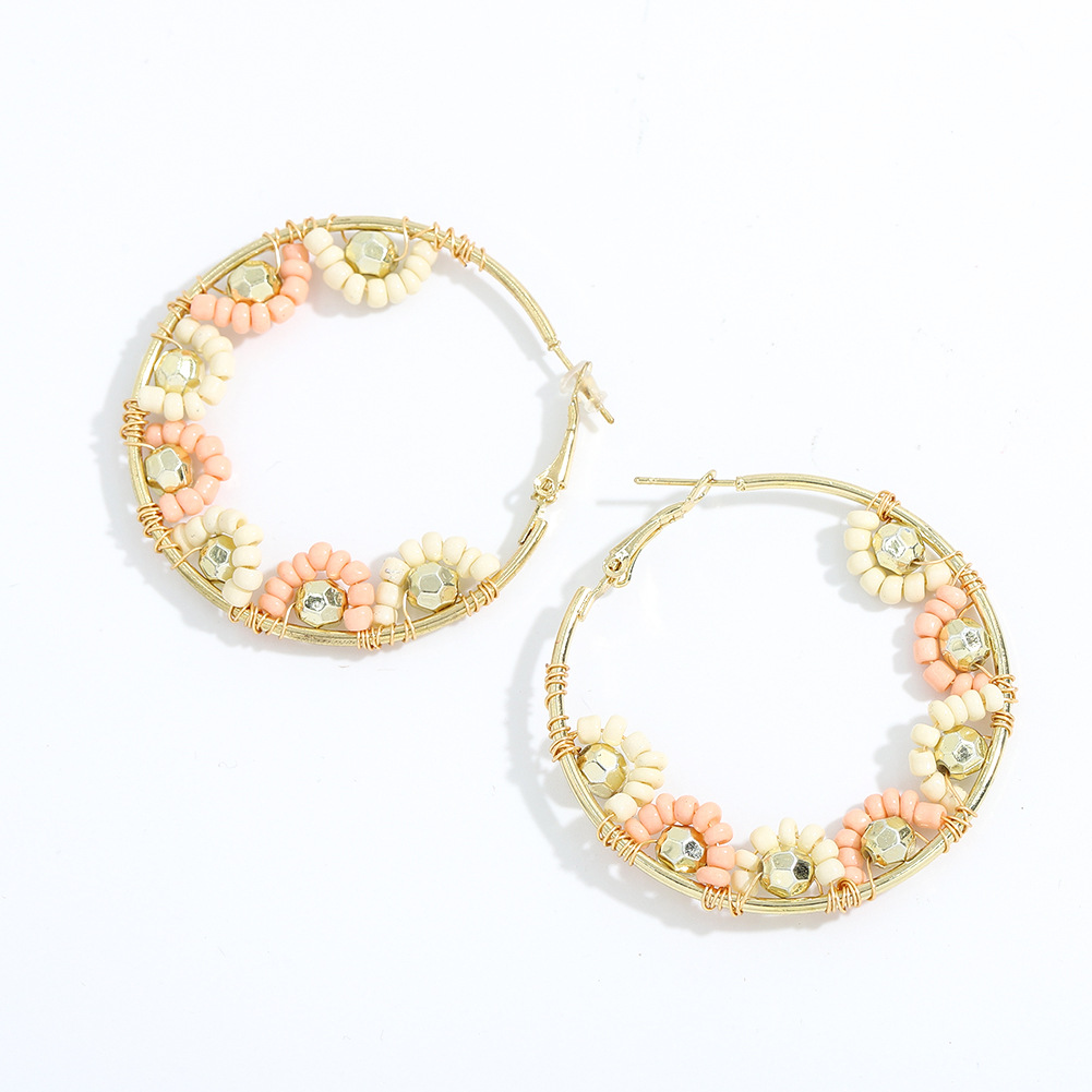 Fashion Long Hand-wound Large Earrings display picture 5
