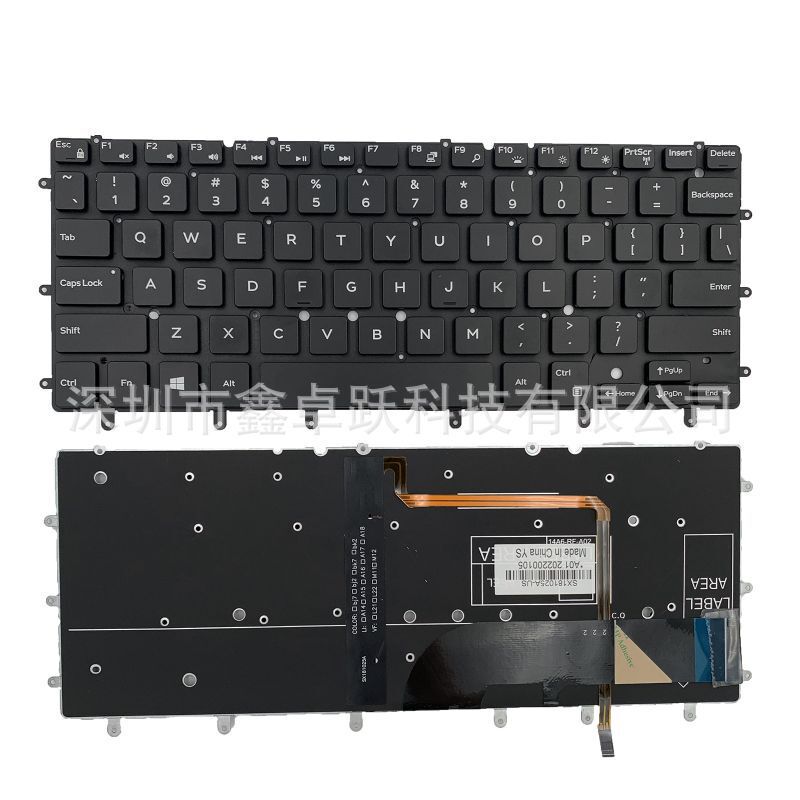 Brand New English Suitable for Dell Xps 13 9343 9350 9360 Laptop Keyboard Brand New English Suitable for Dell Xps 13 9343 9350 9360 Laptop Keyboard