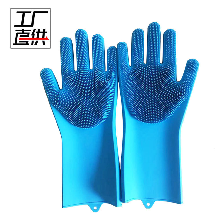 Guantes de baño para mascotas para perros y gatos, artefactos de baño de peluche de oro, cepillo de masaje de peluche de peluche de peluche, anti-rascar y anti-mortez