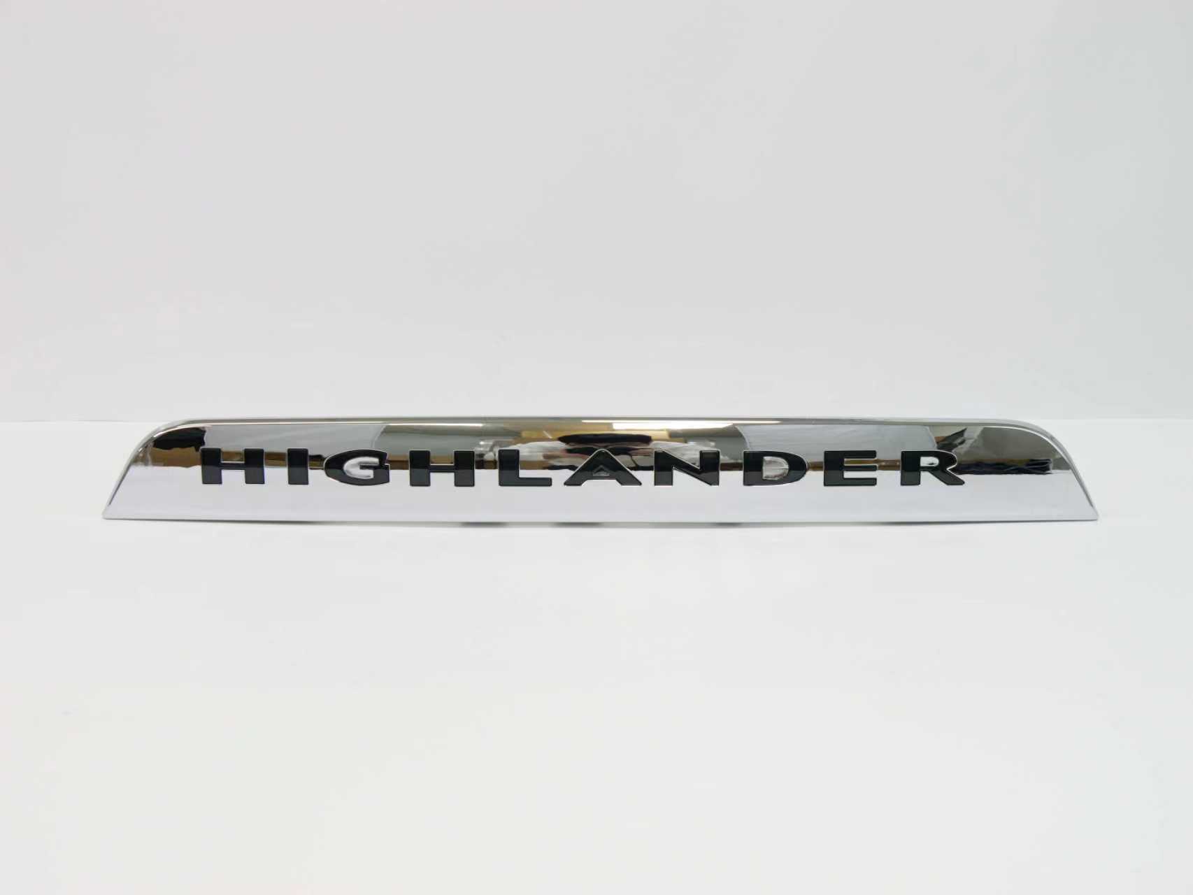 Rear Trunk Light Bar Lettering Kit for Toyota Highlander 2009-2014