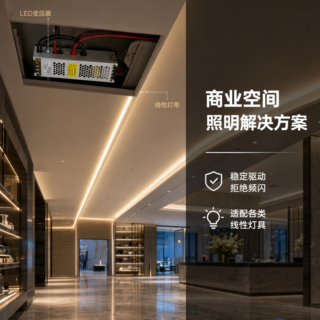 Fuente de alimentación de bajo voltaje para tiras de luz, controlador de 100W, balastro interior, interruptor de corriente constante para tiras largas, transformador de luz lineal de 24V.
