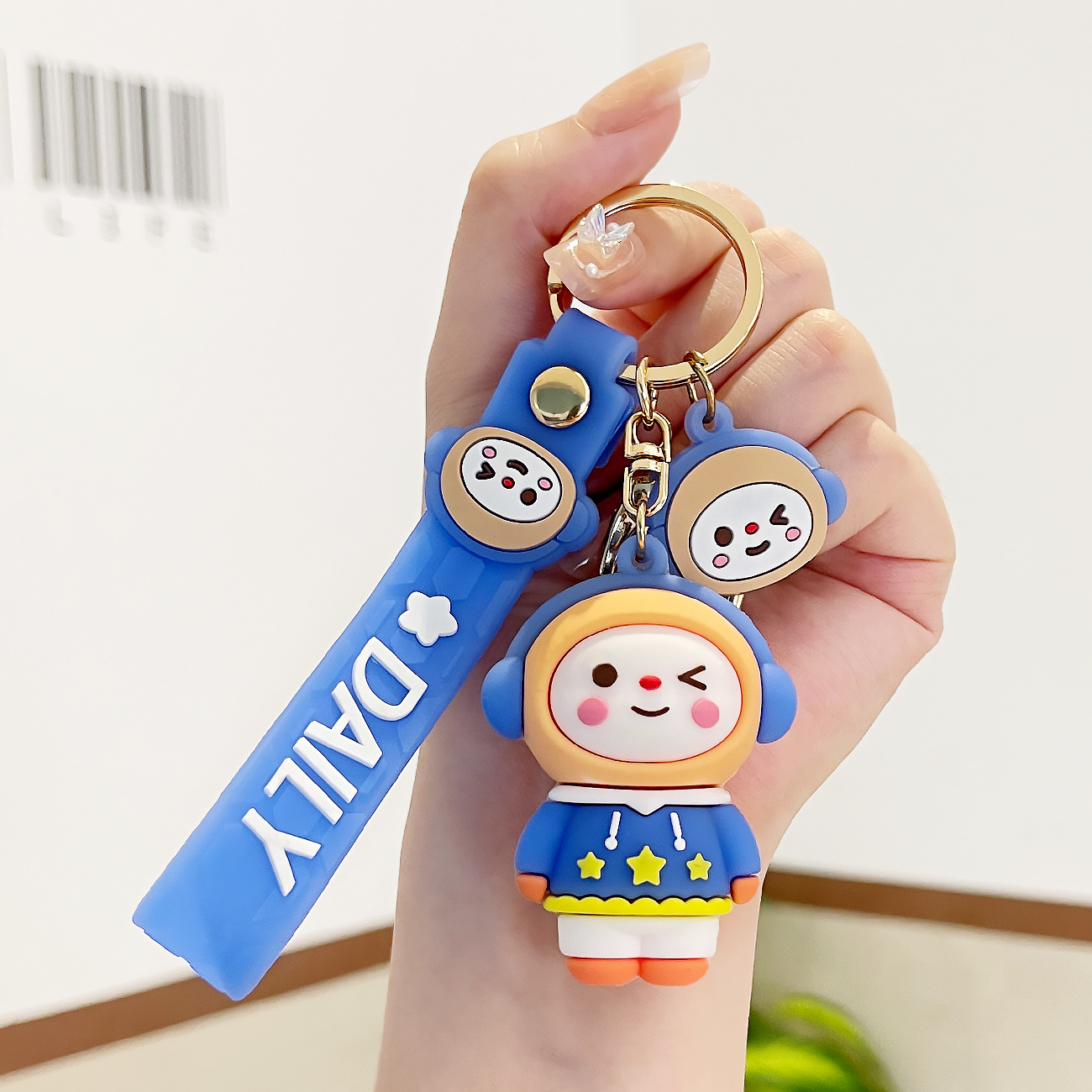 Venta directa de fábrica llavero colgante pequeño muñeca tridimensional llavero de coche mochila escolar colgante puesto al por mayor productos pequeños