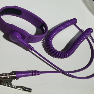 Anti-static purple silicone wrist strap rubber wrist strap PU silicone wrist strap wired wrist strap wholesale silicone