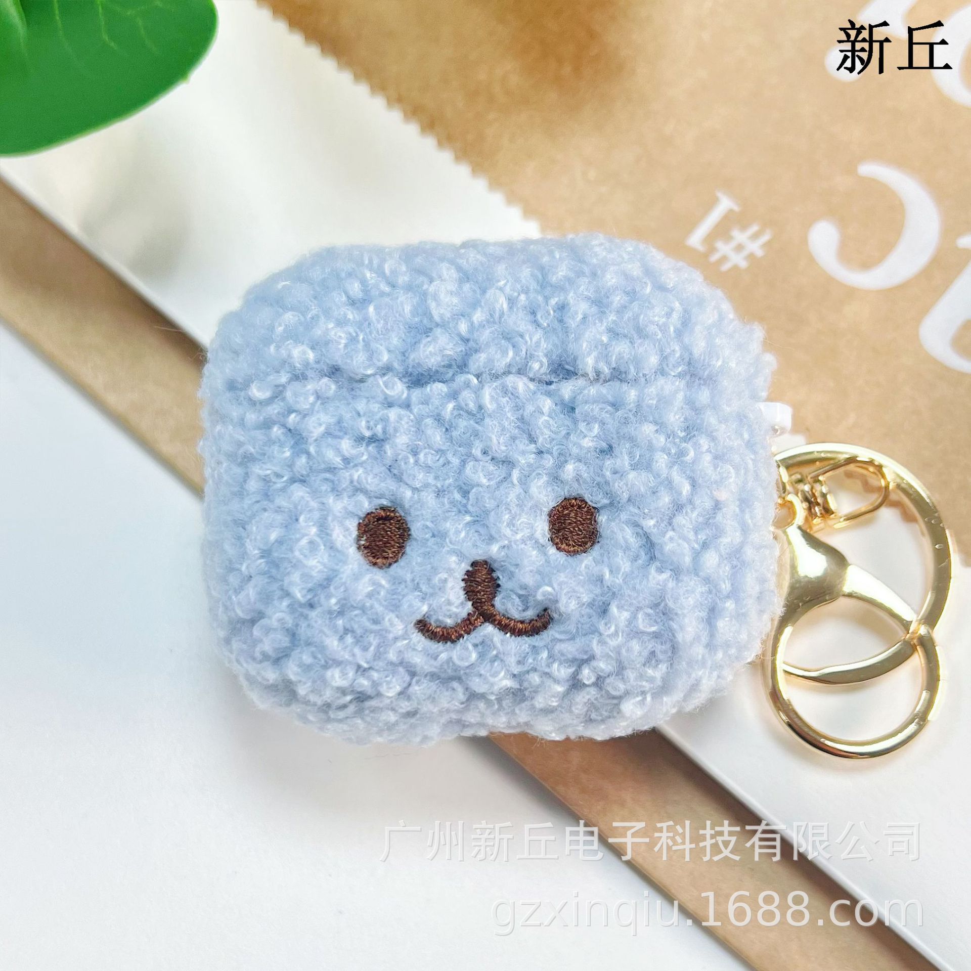 Venta directa de fábrica, fundas de peluche para auriculares, compatibles con Apple Airpods, nuevas fundas protectoras para auriculares.