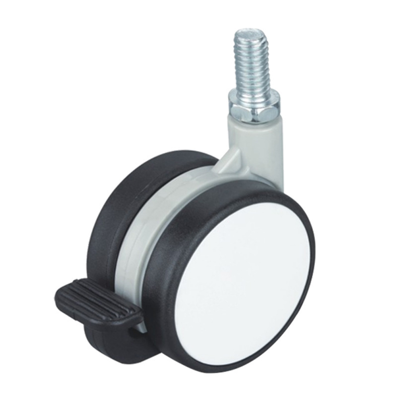 2寸医疗脚轮PU万向轮美容轮子推车轮平板电脑超声滚轮沙发专用