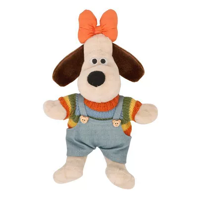 Car ornaments — Interior Accessories Collection - chief-dog-orange-knot-rainbow-clothes-blue-overalls
