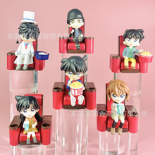 包邮柯南电影院场景手办剧场公仔周边摆件扭蛋桌面模型玩偶潮玩