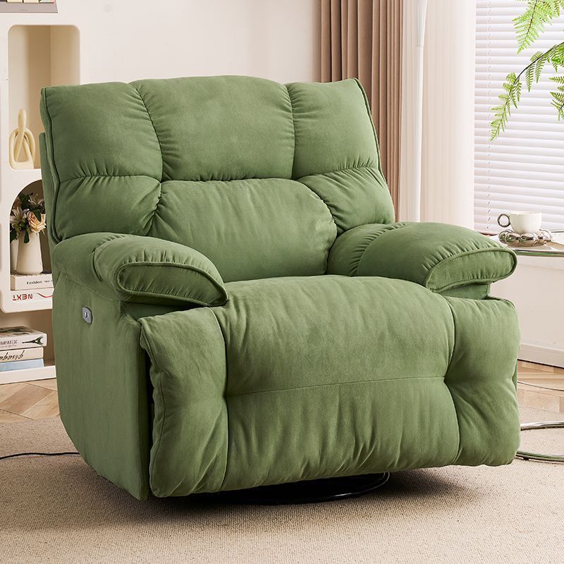 Silla de pelo de primera clase, sala de estar individual, dormitorio, silla mecedora para dormir perezosa, función eléctrica, rotación, luz, lujo moderno