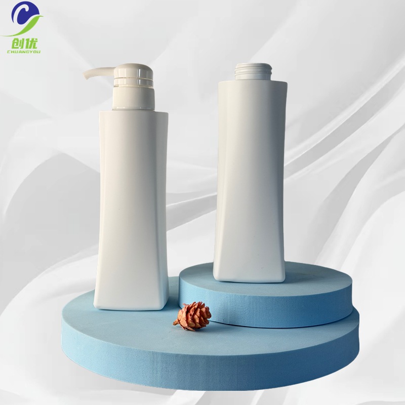 定制500ML收腰方圆洗发水沐浴露身体护发素HDPE塑料瓶子护肤