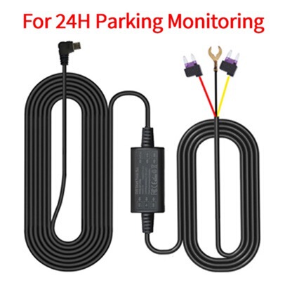 Car 5V3A Voltage Reduction Cable Three-Core Time-Lapse Recording Dash Cam Type-C Parking Monitoring Fast Charging USB