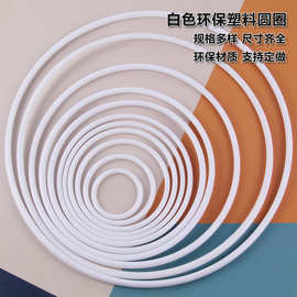 环保OPP塑料圆圈DIY手工捕梦网饰品婚庆配件服饰辅料现货批发