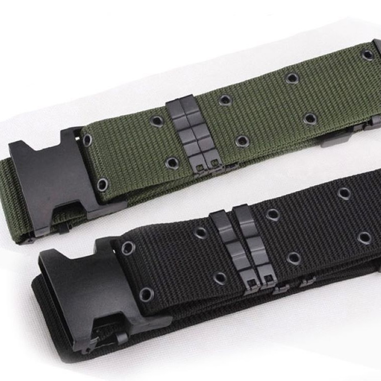 Cinturón Táctico Exterior de Lona Tejida de Alta Calidad, Hebilla S - Equipo de Seguridad para Montañismo al por Mayor