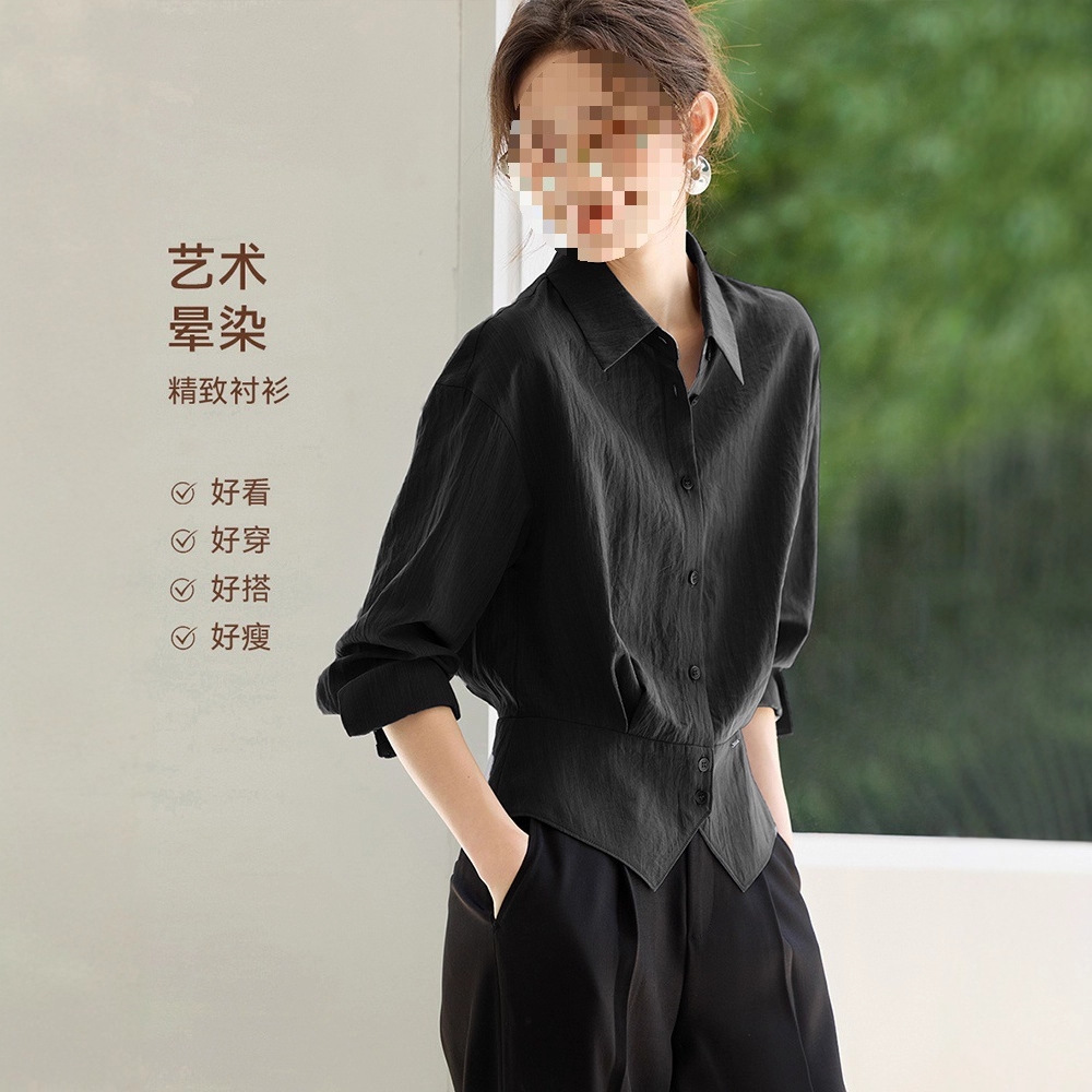 Black autumn shirt