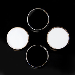 Metal button top women's gold coat buttons suit clothes cuff links woolen round versatile coat pants buttons