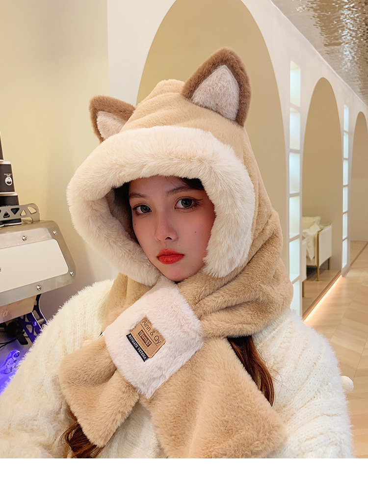 Plush Hat and Scarf Set - Image 8