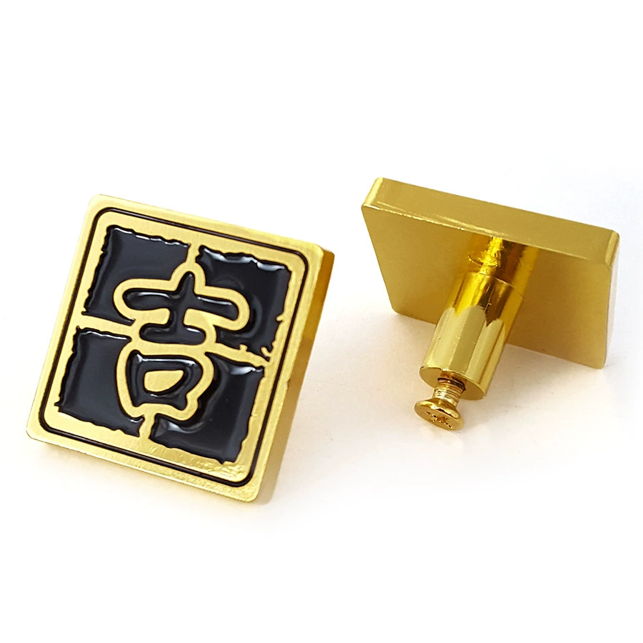 Креативный минималистичный квадратный китайский сплав ручка для ручки крышки Подарочная коробка для косметических ящиков для рук аксессуары оптом