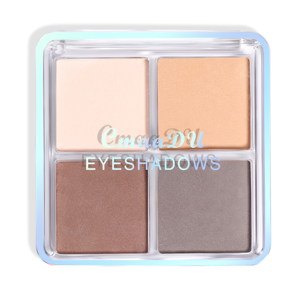 Check it out! Link Disclaimer - Exclusive for foreign trade :CmaaDU 4-color Eyeshadow matte Pearlescent Eyeshadow palette undefined