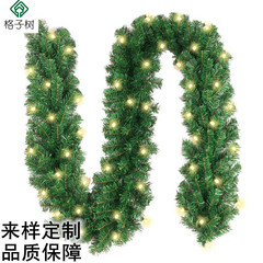 2020 ホット販売クリスマス籐ガーランドクリスマスツリーアクセサリー LED ライト緑籐ソースメーカー