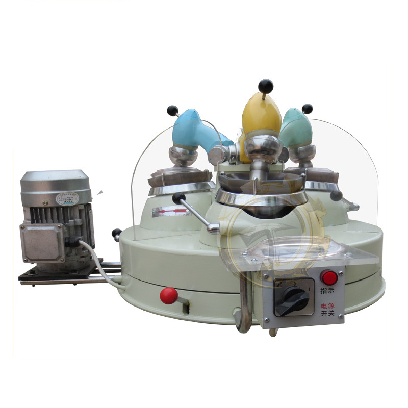 铁矿选别实验三头研磨机 铜矿用三头研磨机 选铁实验研磨机