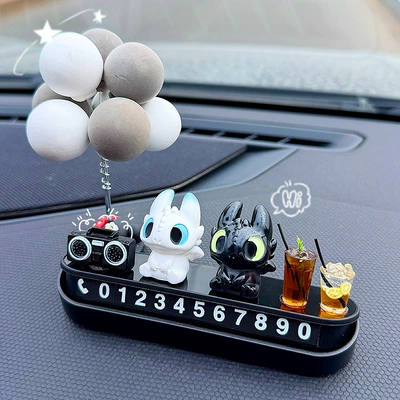 Nömrəli dayanma kartı – Creative Interior Decoration Item - gray-and-white-balloons-black-and-white-toothless-boy-radio-2-drinks-magnetic-digital-parking-sign