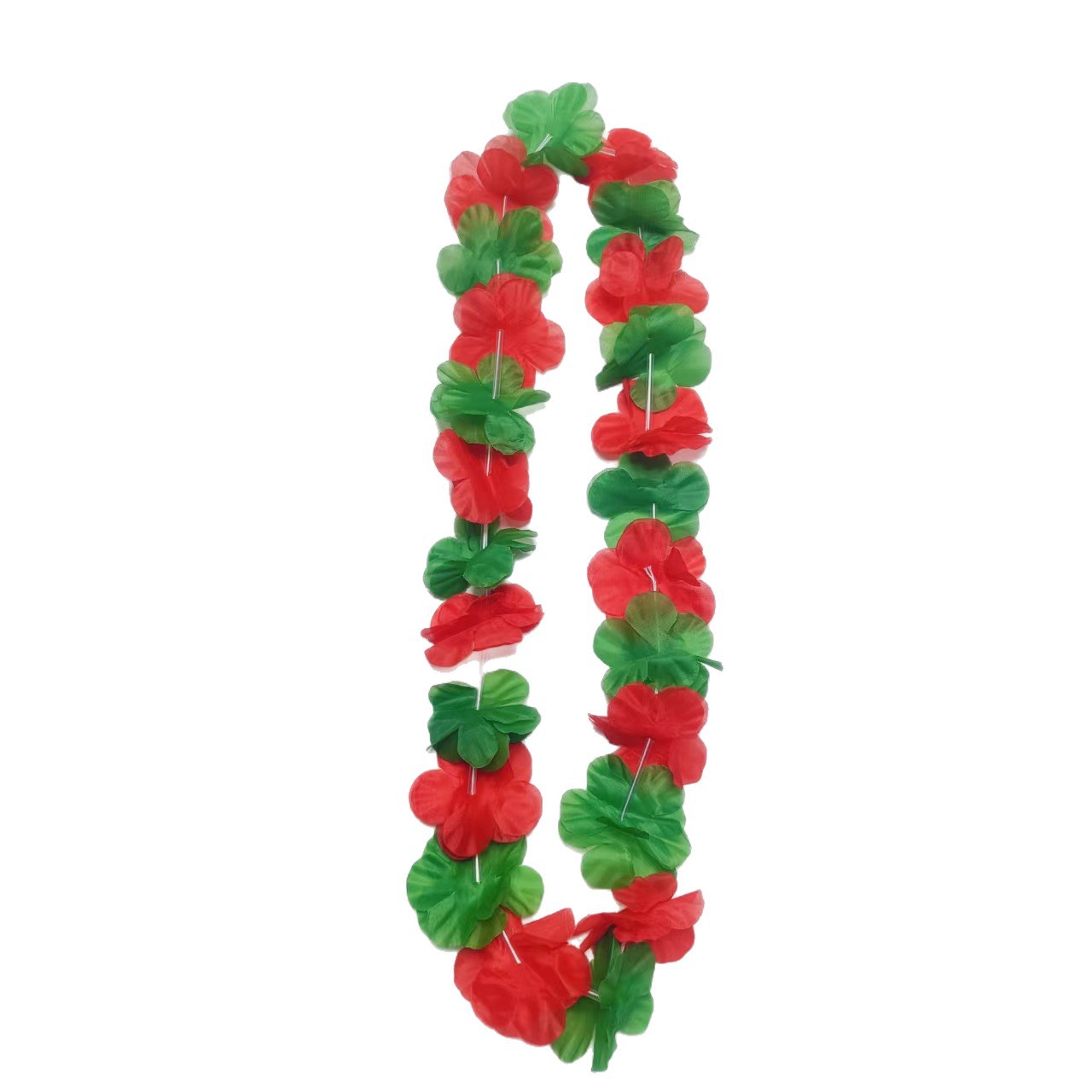 Hawaiano transfronterizo 24 pares rojo verde mezcla de flores de sol de color guirlandas amazonas hula party guirland