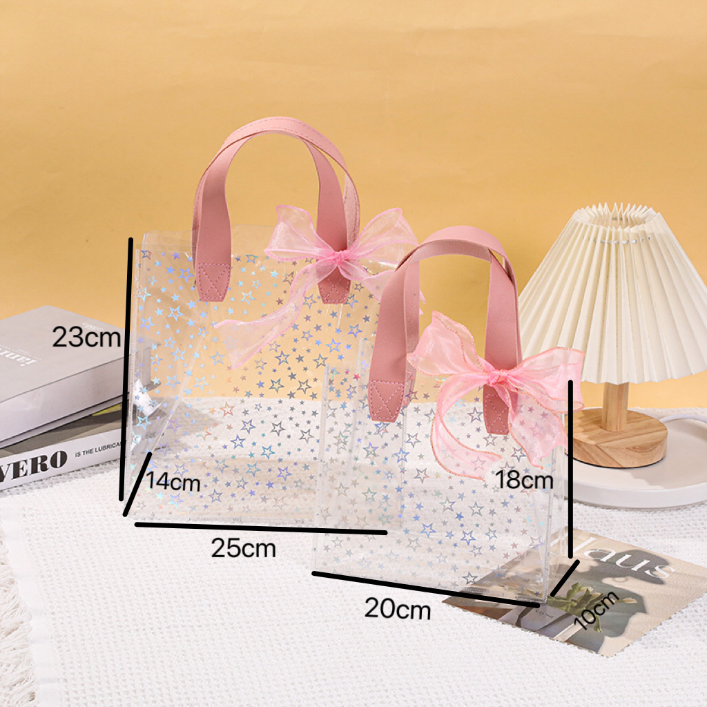 Pink star style; small size [free bow] 20*18*10; 45cm