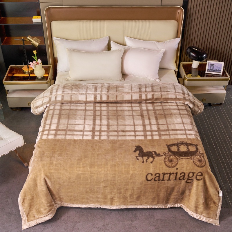 Mantras de doble capa de Lacher otoño y invierno hogar doble sofá cama mantas gruesas de oficina siesta mantas al por mayor