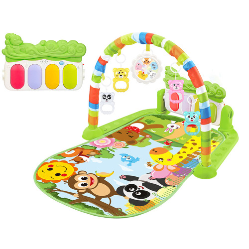 Infant and Toddler Music Pedal Piano Fitness Frame for 0-12 Month Baby Crawling Mat Amazon Cross-border Toys