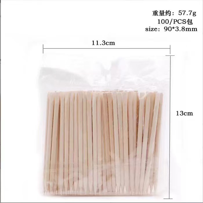 90 * 3.8mm (100pcs un extremo de punta y un extremo plano)