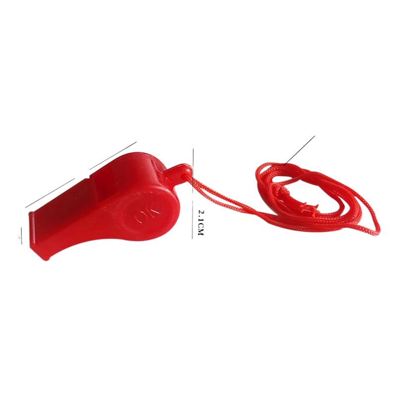 Sporting goods plastic whistle children's toys color cheer refueling referee whistle fans factory direct sales