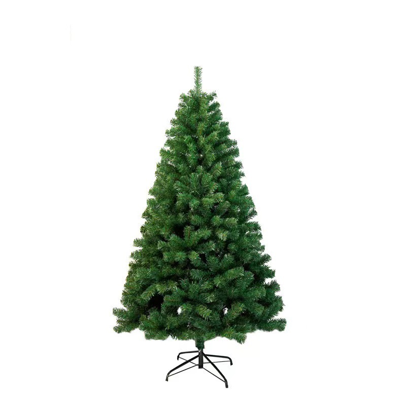 Fábrica mayorista verde\ flocado árbol de Navidad PVC árbol de simulación de alta calidad ecológico ignífugo cifrado ramas