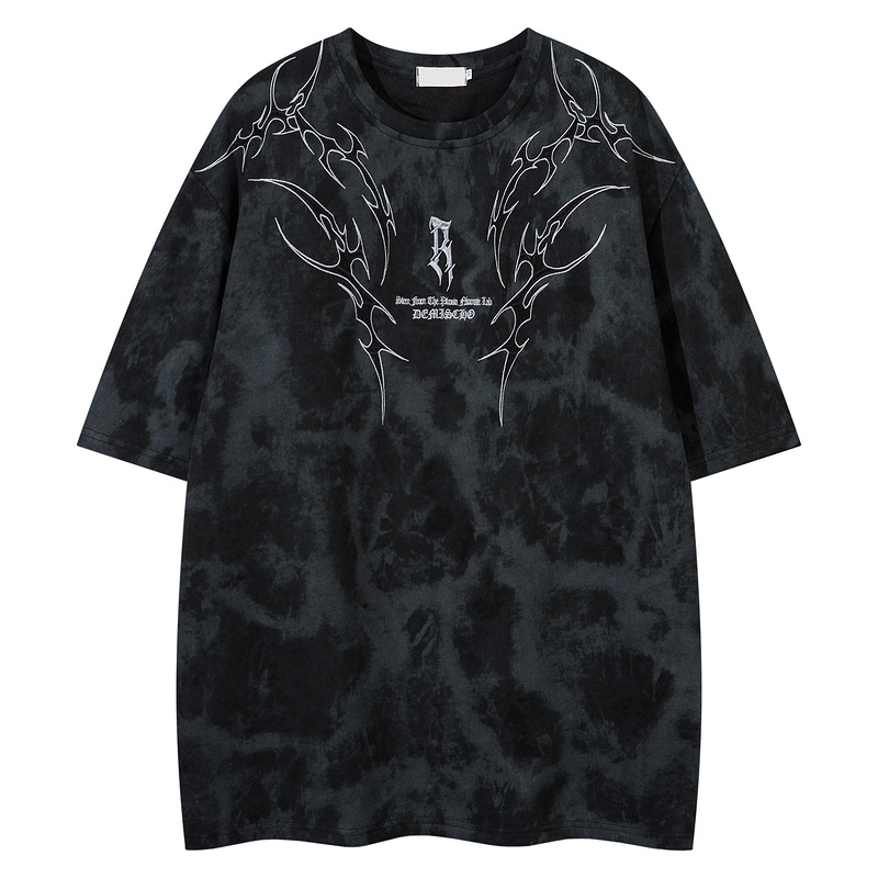 Retro velvet design T-shirt for men and women
