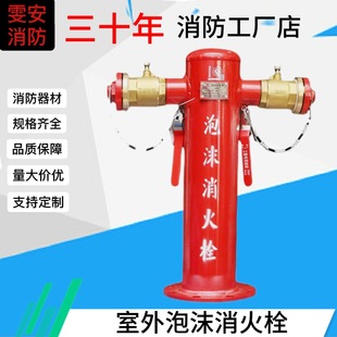 Customized Foam Suppository Manufacturer Customized Ps100/150-65 Floor-Mounted Foam Fire Hydrant Outdoor Fire Hydrant Equipment