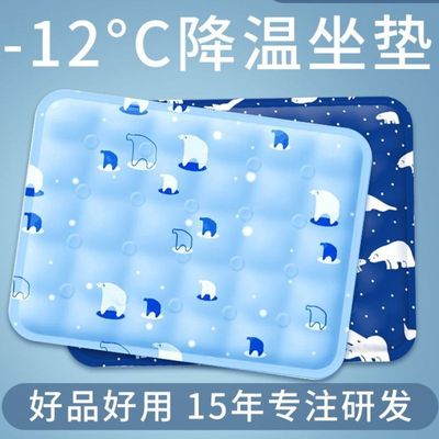 summer Ice pad Seat cushion Cooling mat automobile Plunge cooling Pets Ice-cold Cushion Water Gel student Water mattress