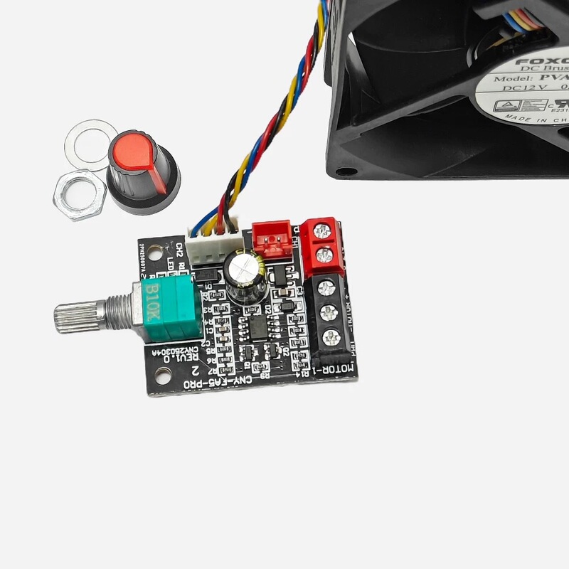 8-24V 5A 4 線式 PWM スピードコントローラー暴力ファンスピードコントローラー DC ブラシレスモータースイッチ付きワイド電圧|undefined