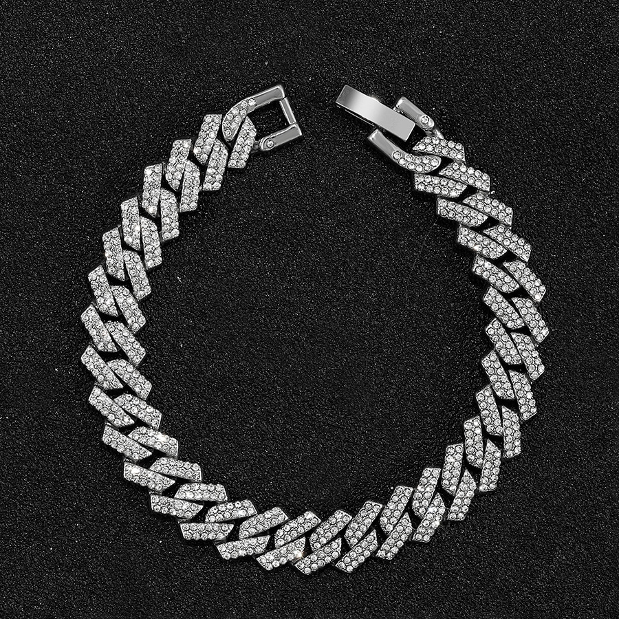 Hiphop Diamond Cuban Necklace For Men And Women, Luxury Accessory_voghion.com