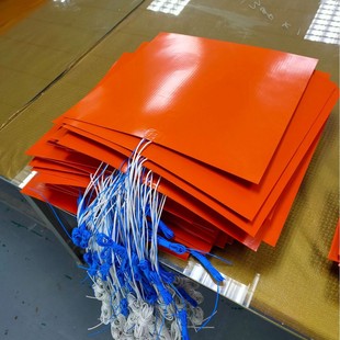 Dongguan Manufacturer Silicone Electric Heating Sheet Flexible Heating Sheet Silicone Rubber Heating Sheet